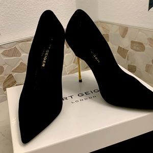 Kurt Geiger Black suede/leather